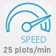 25 speed icon